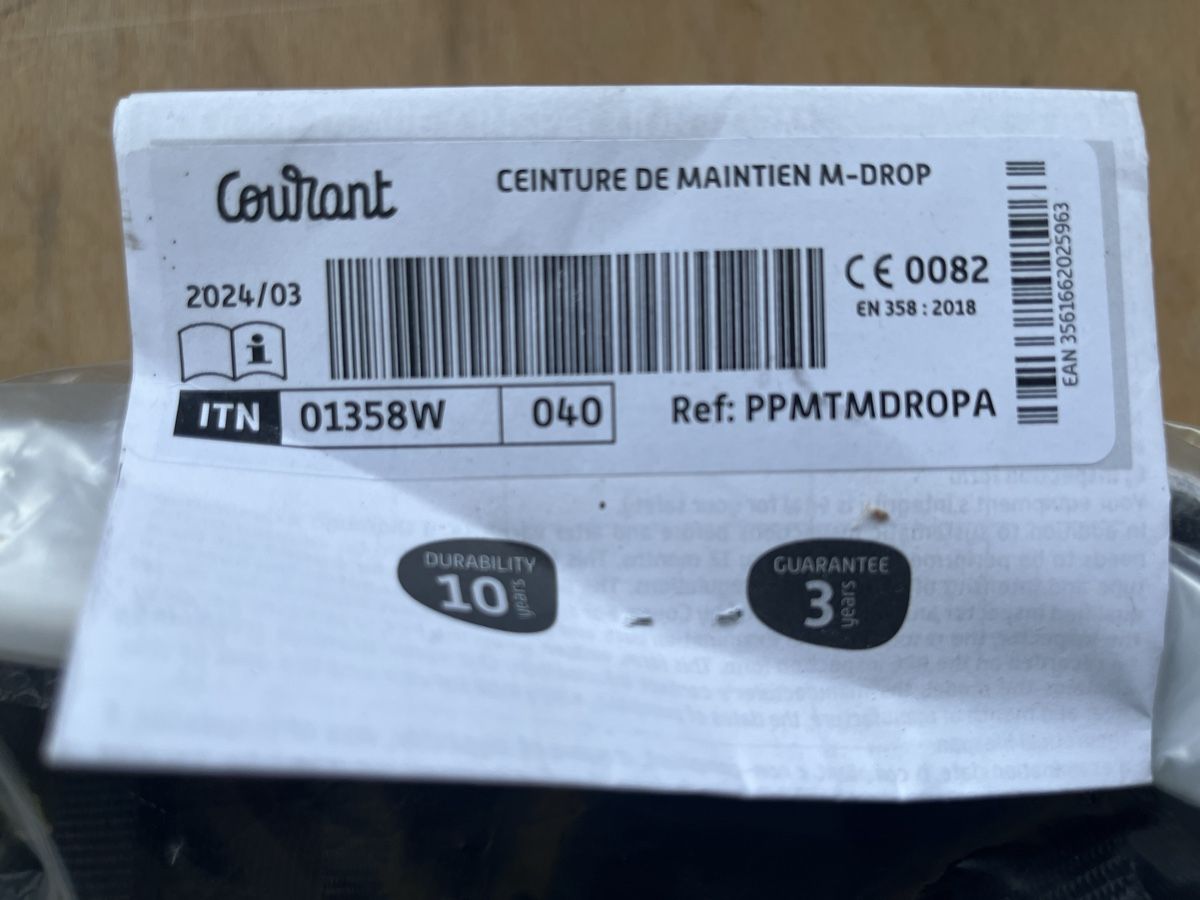 Matériel de grimpe: Rückhaltegurt courant m-drop – Neuf avec emballage d'origine à Trimstein par Easyp 1