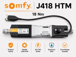 Somfy J418 HTM Storenmotor absolute Neuware Endlagen wählbar