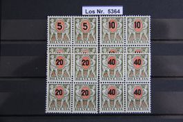 N 1937 Serie Viererblöcke Postfrisch                Los 5364