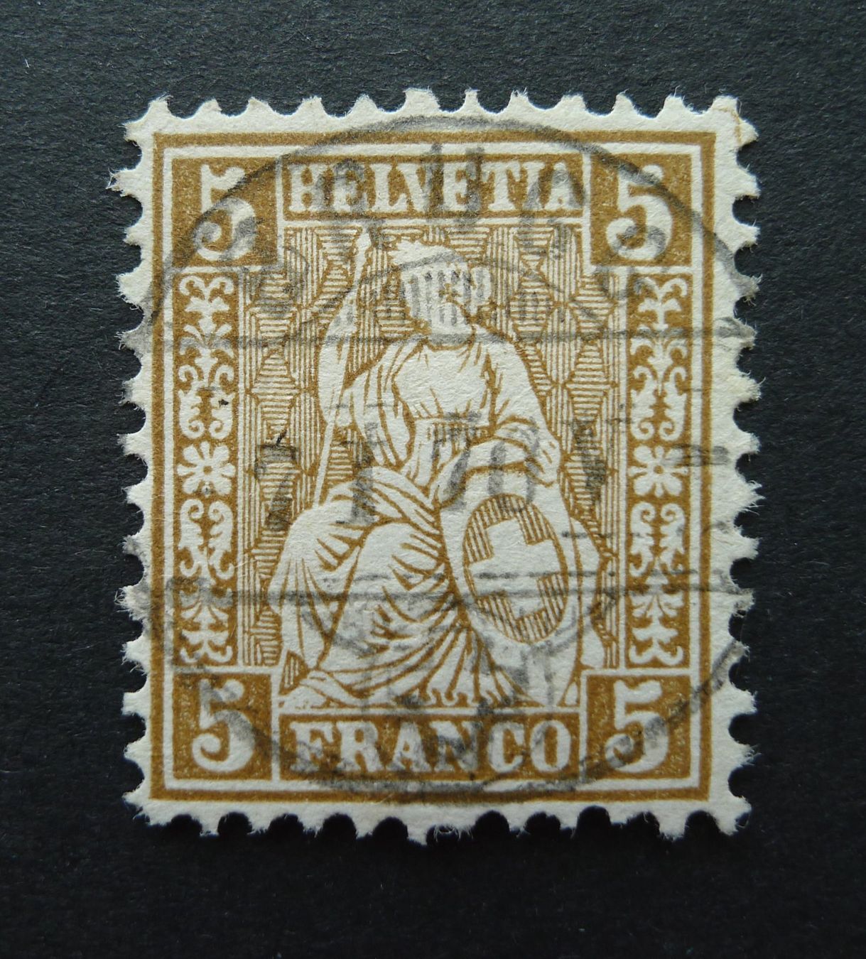 Tutti i francobolli: Nr. 30 mit Vollstempel BRUGG AG – Usato da Ebikon venduto da SilvioFreund
