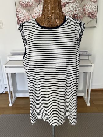 Shirt mit Streifen und Stickerei, Bonita, L