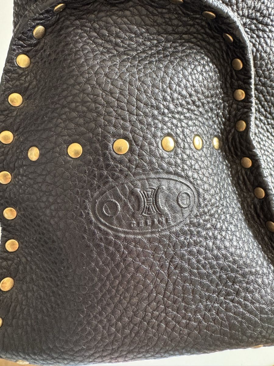 Celine Borse da donna: Celine Boogie Bag, schwarzes Leder & Nieten – Usato da Zollikon venduto da stl_8677 6