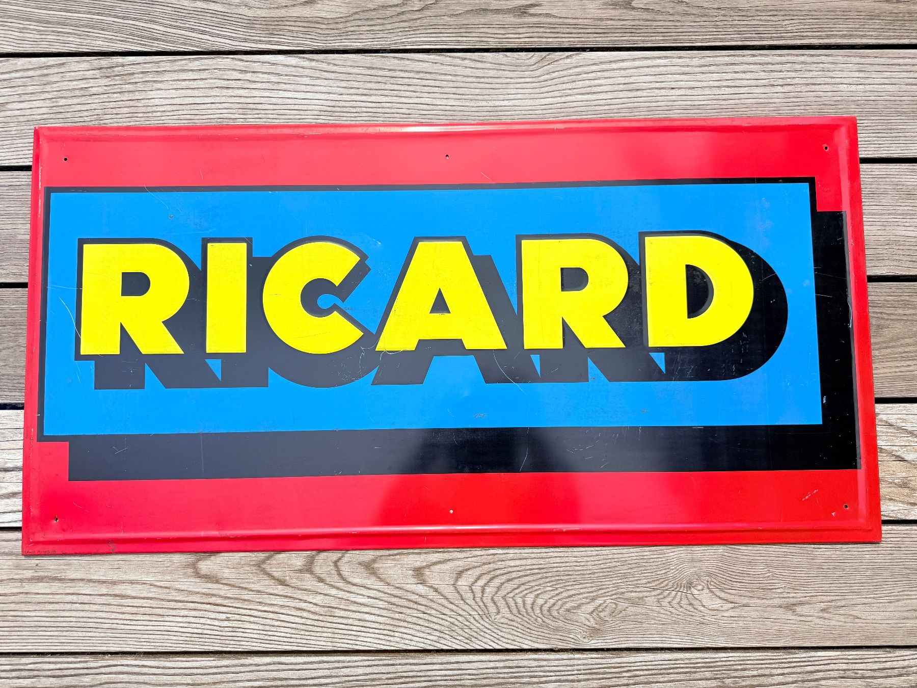 Insegne: Ricard Werbeschild – Usato da Zwingen venduto da moje1 3
