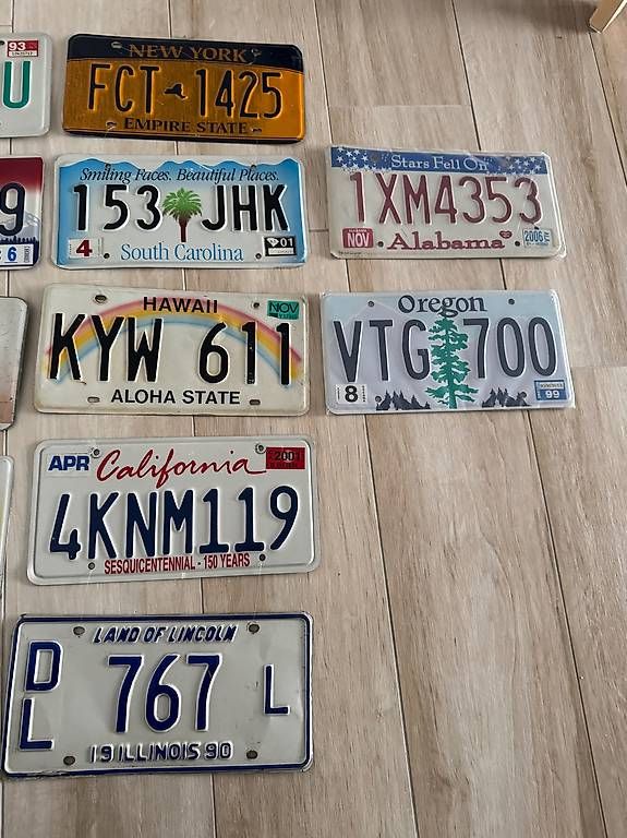 Insegne: 12 plaques voitures américaines originales – Usato da Clarens venduto da alek11 4