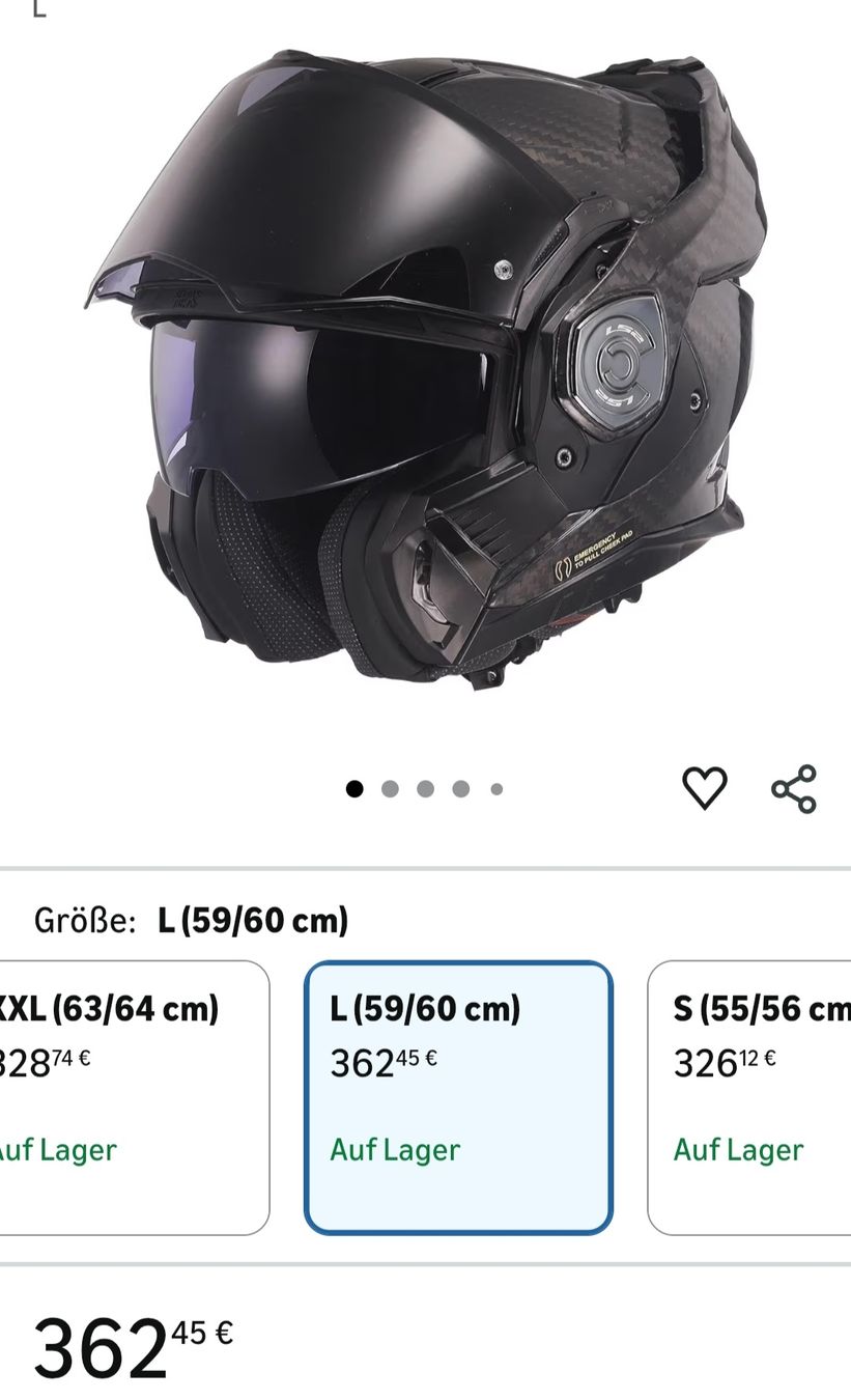 Caschi & visiere: LS2 Advant Klapphelm – Nuovo (secondo la descrizione) da Grenchen venduto da bue_6rzz
