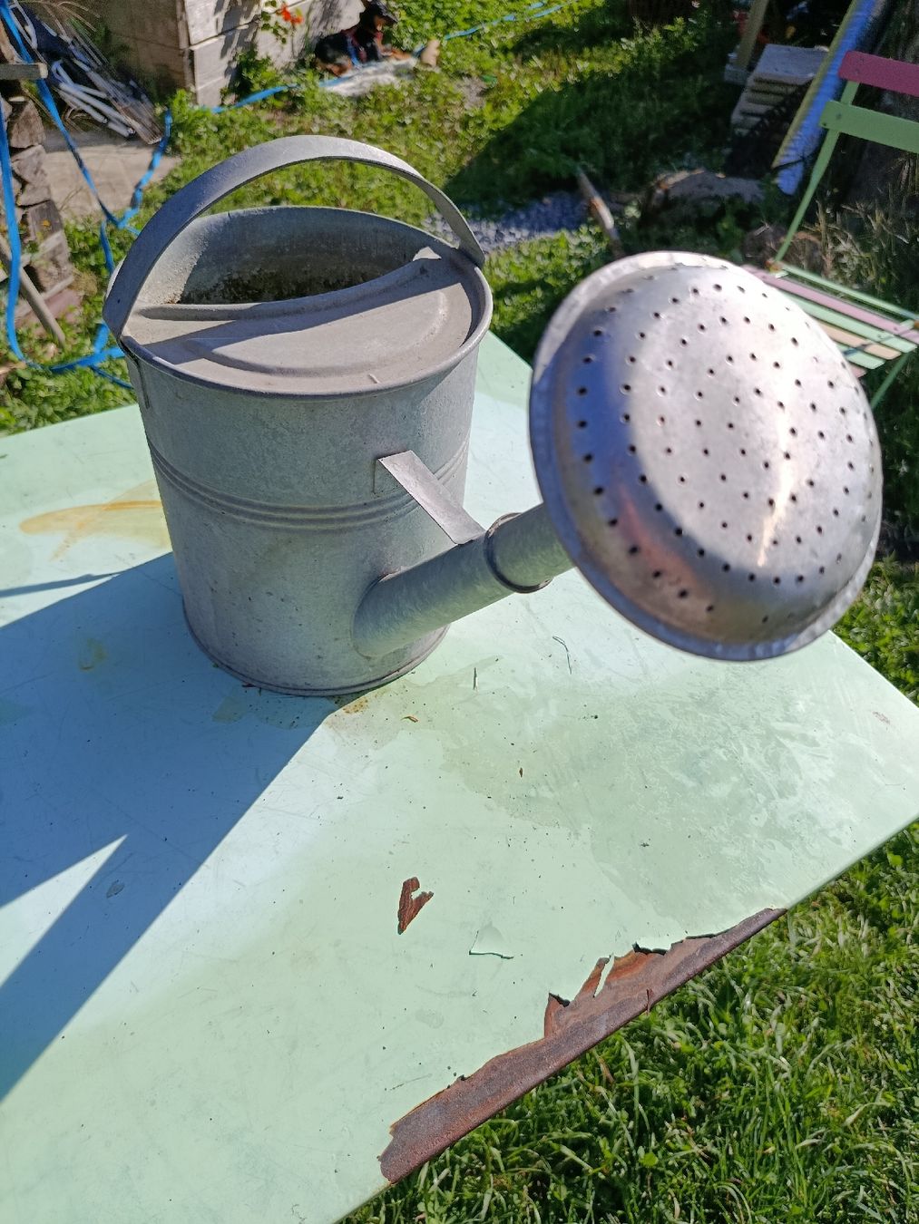 Annaffiatura & Irrigazione: Giesskanne Metall gebraucht – Usato da Hildisrieden venduto da fam_hpj2 4