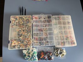 Mini-Klemmbausteine/Nanoblocks–Ersatzteile in Boxen