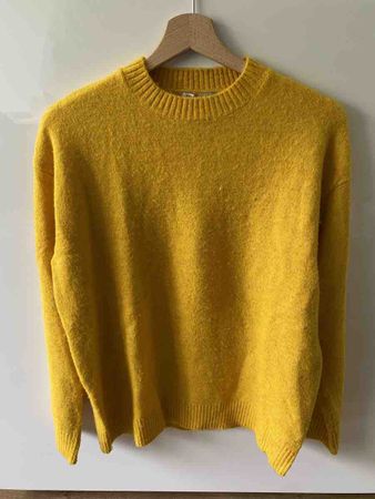 Zara Sweater L Yellow Unicolour