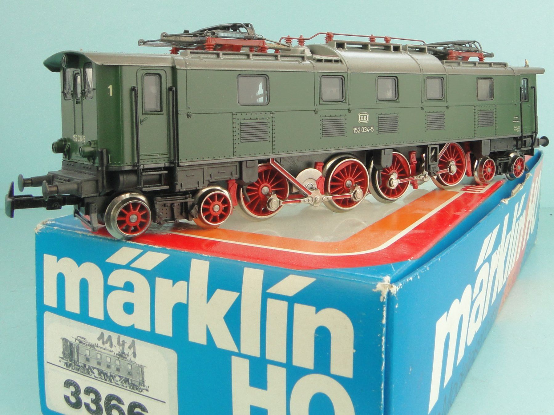 Märklin Modellini di ferrovie: Märklin 8366 BR 152 HAMO/Gleichstrom – Usato da Bülach venduto da cann11