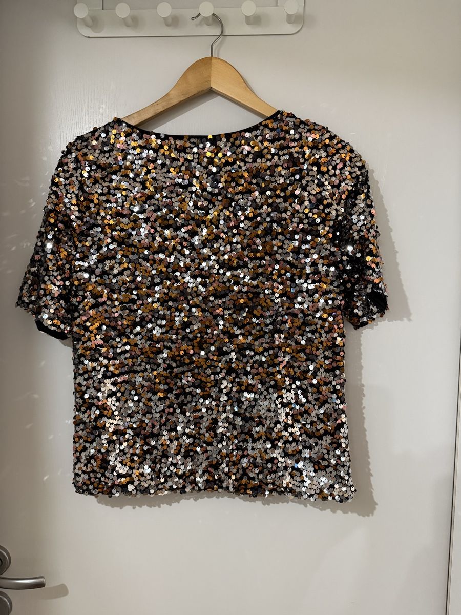 H&M Tops: NEUF ! Haut a sequins / Taille S – Neu (gemäss Beschreibung) aus MASSONGEX von Luluone 2
