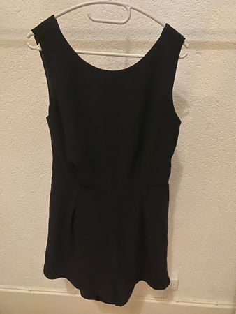 Combishort noir avec dentelle, t. 38/M
