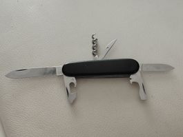 Victorinox Spartan Offiziersmesser schwarz gebrauchter Zusta