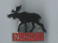Elch Norwegen Souvenir Pin