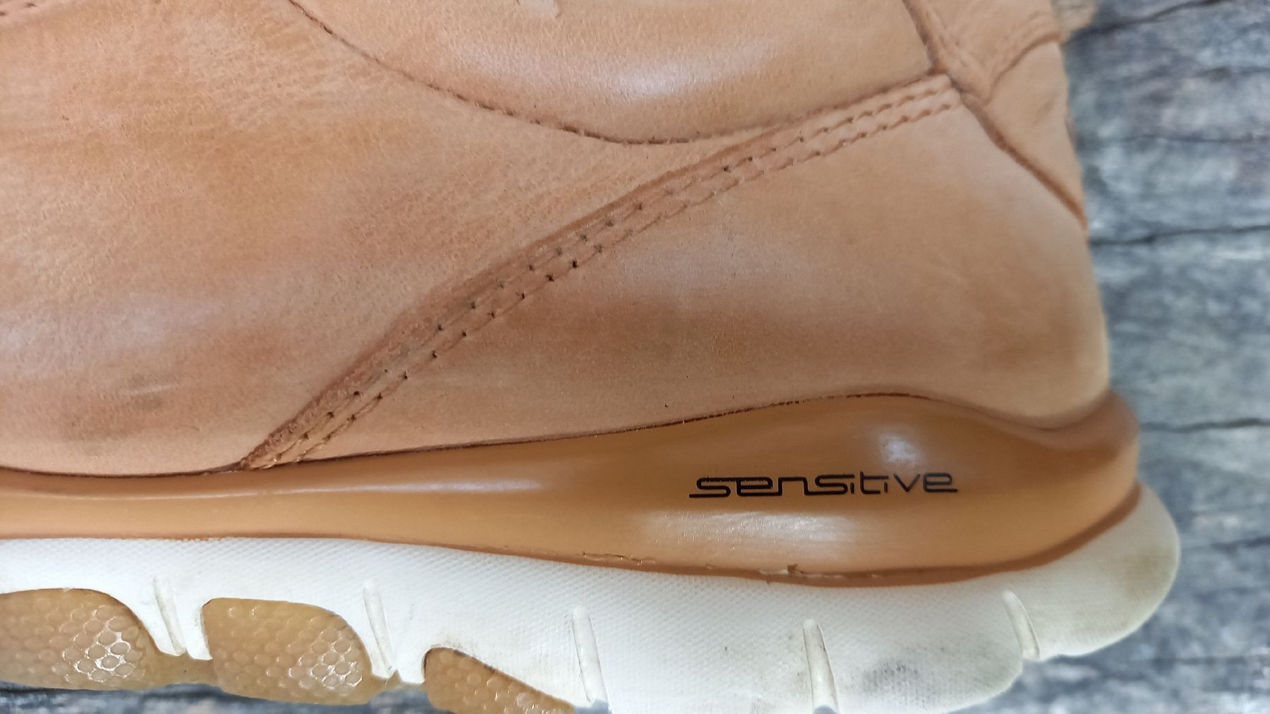 Gabor Damenschuhe: Rolling Soft Leder Sneaker hellbraun gebrauchter Zustand – Gebraucht aus St. Gallen von Otterndorf 5