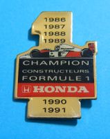 Kult Pin * Honda Formule 1 Champion * 1986-1991