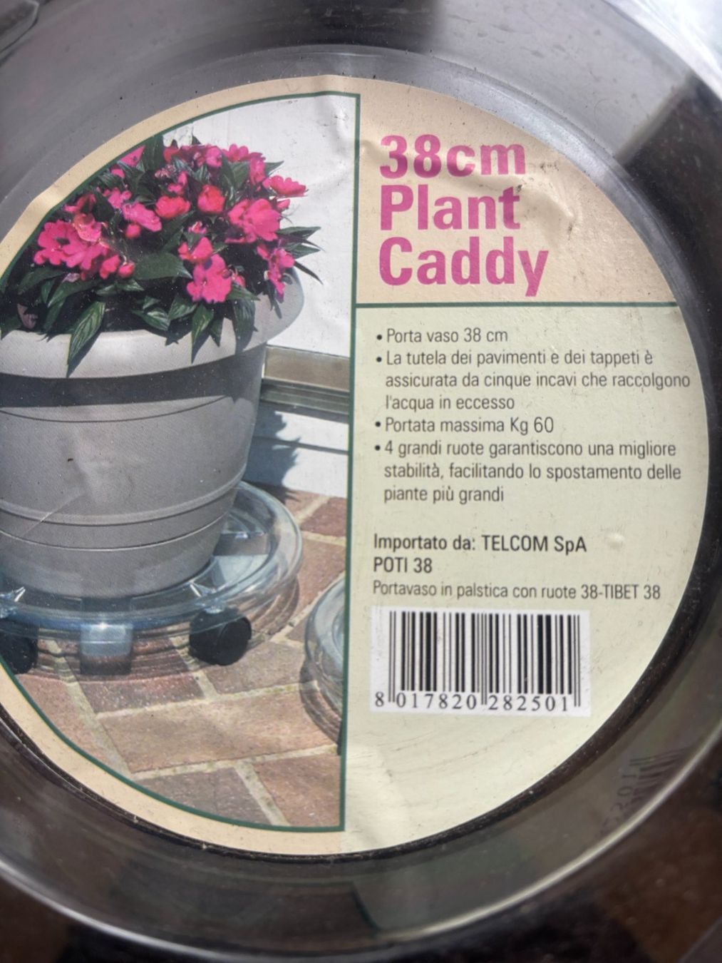 Sottobicchieri: 2er Set Pflanzenrolli, Blumentopfuntersetzer 38cm, Top! – Nuovo e nell'imballaggio originale da Wallisellen venduto da AS.TZ. 1