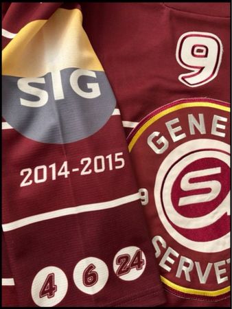 GE-Servette Game Worn Jersey