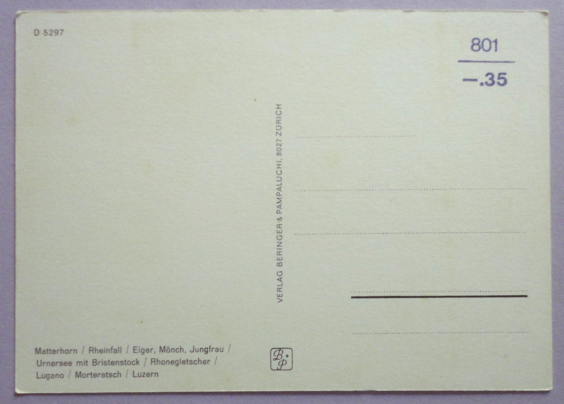 Cartoline postali: Switzerland – Usato da Fétigny venduto da Billy2miny 1