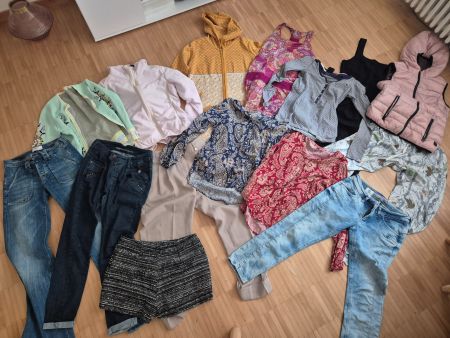 Kleiderpaket, 15 Teile, Esprit, G Star, Gang, Rukka, Gr. S
