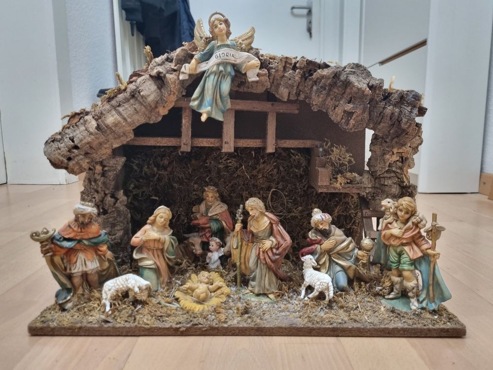 Weihnachtskrippe Gartenflagge Aus Jute – 30,5x45,7cm, Doppelseitig, Wetterfest