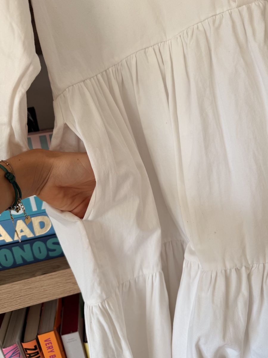 Vestiti: Robe chemise blanche S-M – Nuovo e nell'imballaggio originale da La Croix (Lutry) venduto da secondhandZara 3