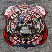 Bad Ass Metal Art Schild USA