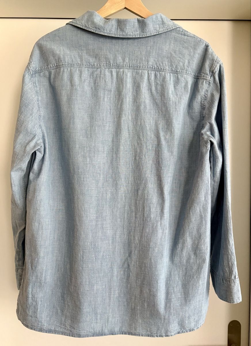 Massimo Dutti Camicette: Damen Bluse hellblau V-Ausschnitt gebraucht – Usato da Zürich venduto da ron_t88f 2