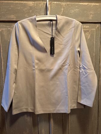 G White - WQ085 - Maglia Scollo greige - 42/S