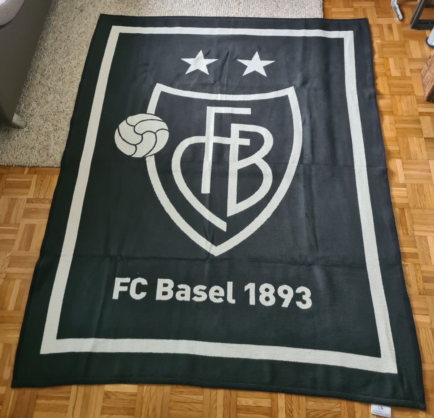 Coperte: FCB Wolldecke FC Basel 1893 – Nuovo (secondo la descrizione) da Grosswangen venduto da Spieler10