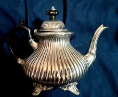 Antike Shaw & Fisher 1850 Sheffield Teekanne,ENGLISH