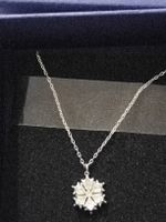SWAROVSKI  KETTE HALSKETTE MAGIC SNOW SILBER FUNKELTRAUM.