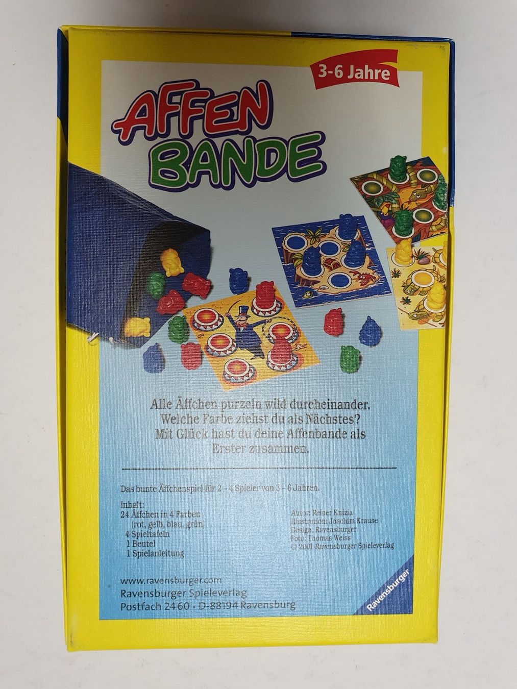 Ravensburger Spiele: Affen Bande / Ravensburger Brettspiel – Gebraucht aus Oberdorf BL von BaldenEagle 2