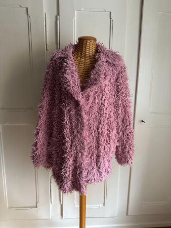 BIBA - Jacke lila flauschig 46