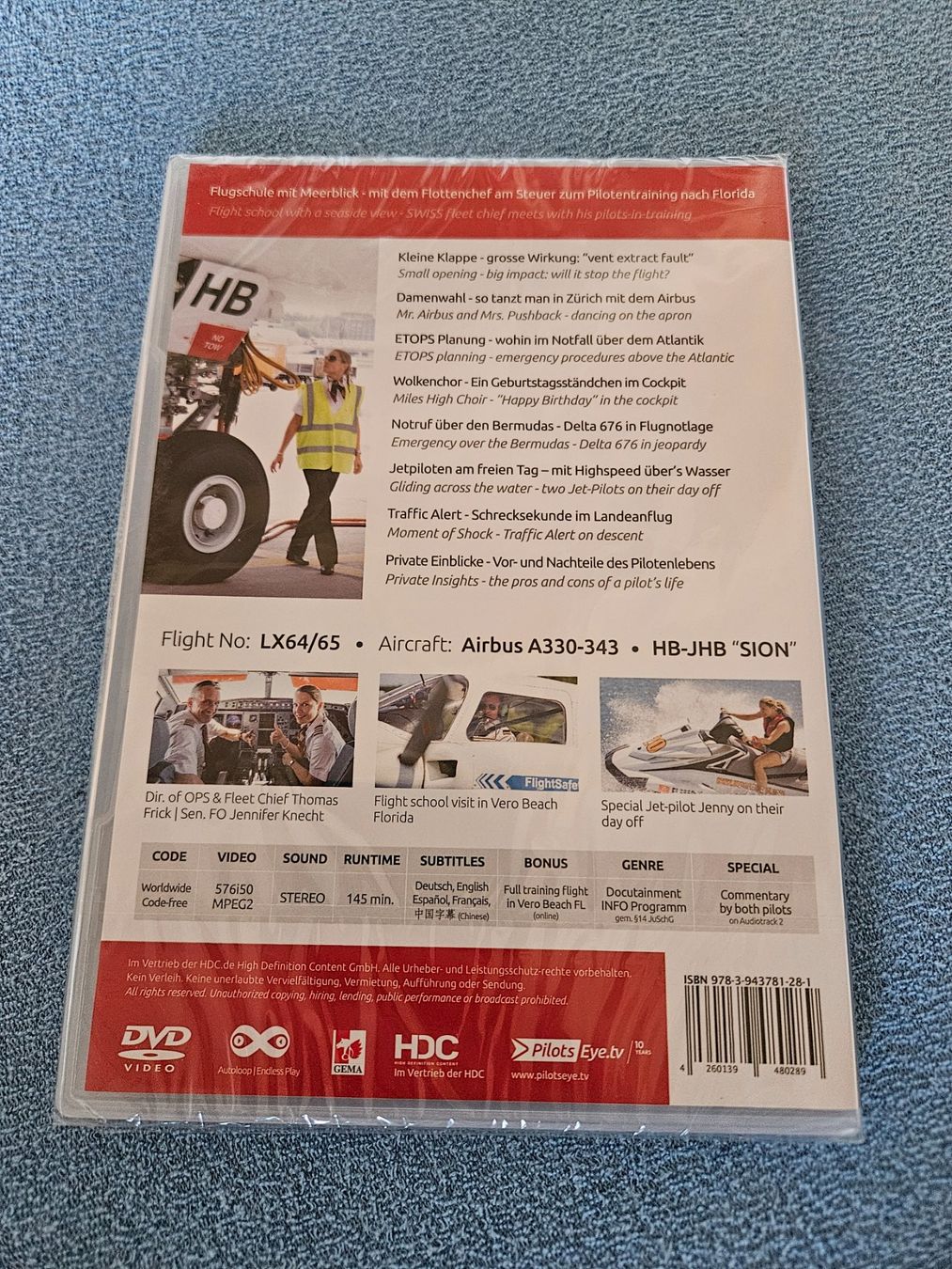 Tutti i DVDs: DVD PilotsEYE.tv Miami A330, ungeöffnet – Nuovo e nell'imballaggio originale da Dübendorf venduto da htctouch 1