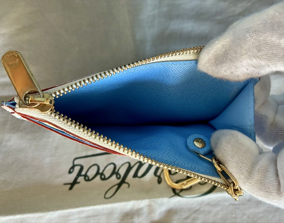 Louis Vuitton Portafogli: LOUIS VUITTON MULTICOLOR KEY POUCH – Usato da Zug venduto da simpleform 5