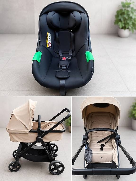 Carrozzine: Kinderkraft Kinderwagen 3in1 / beige – Usato da Kreuzlingen venduto da AG1008 1