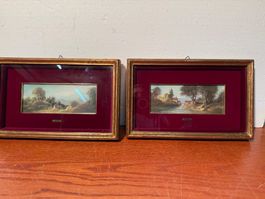 Lot de 2 tableaux paysages signés Tassinari