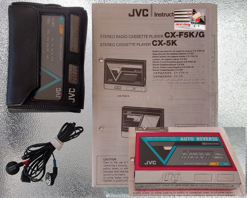 JVC NO.CXF5K Stereo Radio Cassette Player Auto Reverse Acheter sur