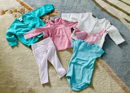 Lot de vêtements 6 pièces PETIT BATEAU bébé fille t. 12 mois