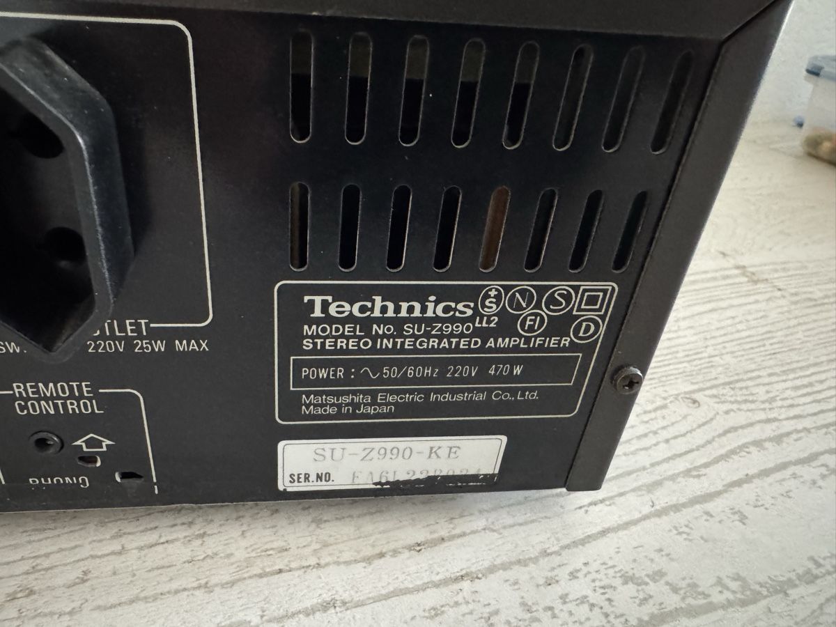 Technics Amplificatori: Technics Stereo Integrated Amplifier SU-Z990 – Usato da Zunzgen venduto da milesdavis76 5