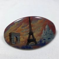 🎀 Vintage Haarspange – Made in France 🎀Paris
