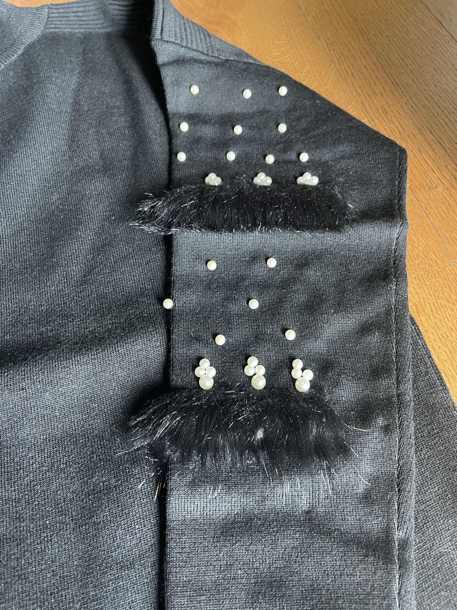 Vestiti: Langarm Kleid in Schwarz mit Kunstfell Neu – Nuovo (secondo la descrizione) da Bassersdorf venduto da Sandy456 3
