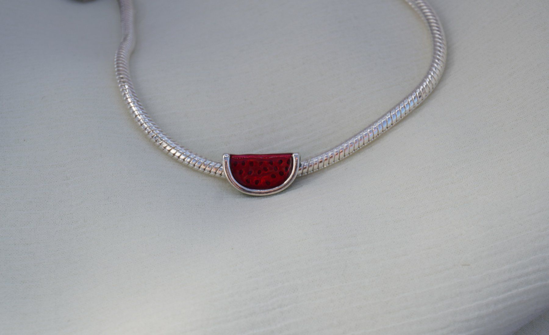 Anhänger: Charm "Melone" zu Pandora 925 Silber – Neu (gemäss Beschreibung) aus Niederbüren von Fidi5 3