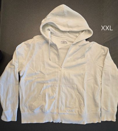 XXL Damen Hoodie, weiss