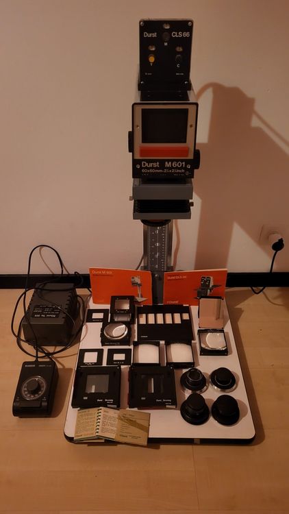 Durst M601 6X6 Farb Vergrößerer mit 4 Objektiven + Zubehör (Gebraucht ...