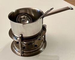 Schokolade-Fondue Set, Chromstahl,