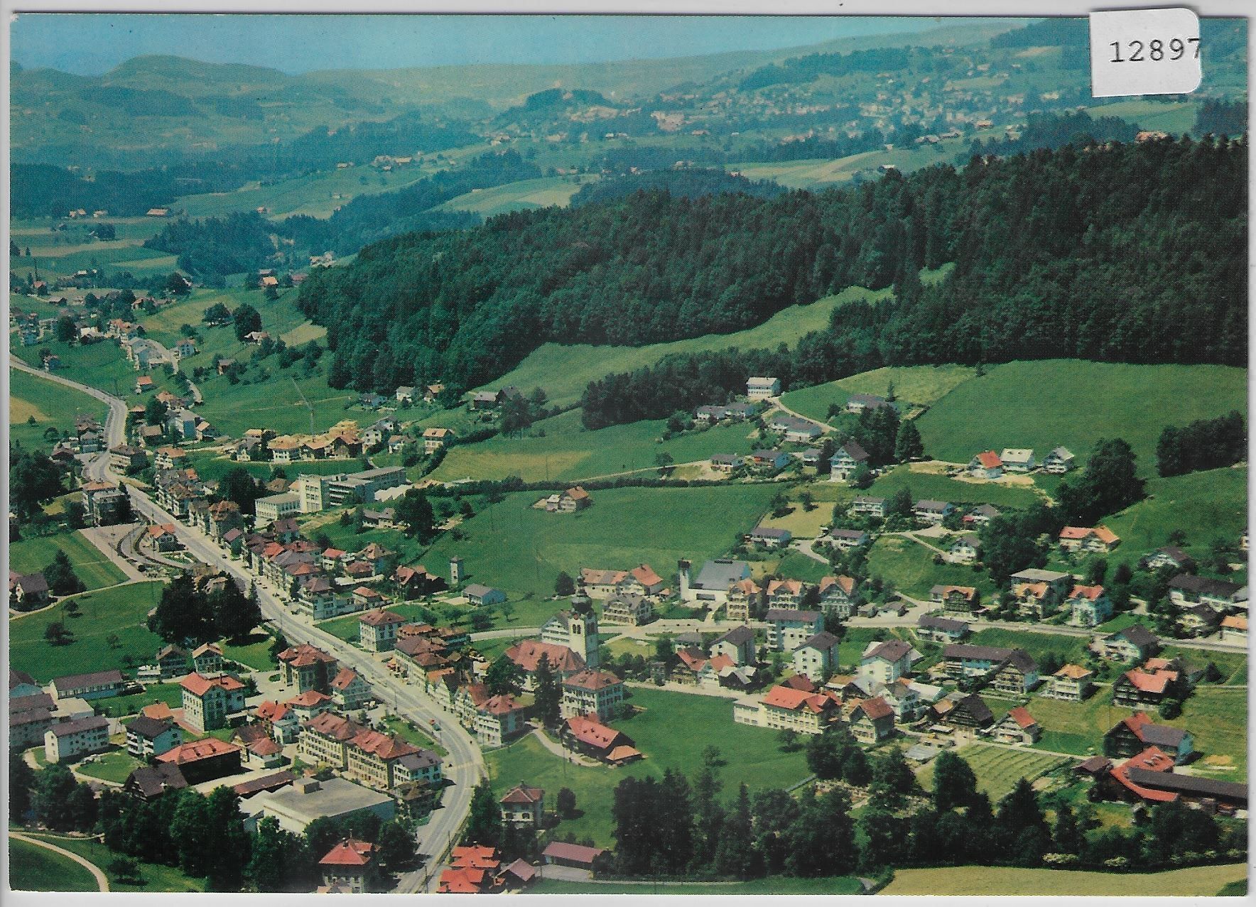 Cartoline postali: Flugaufnahme Bühler AR - Coop – Antico da Ettingen venduto da Kartenplanet