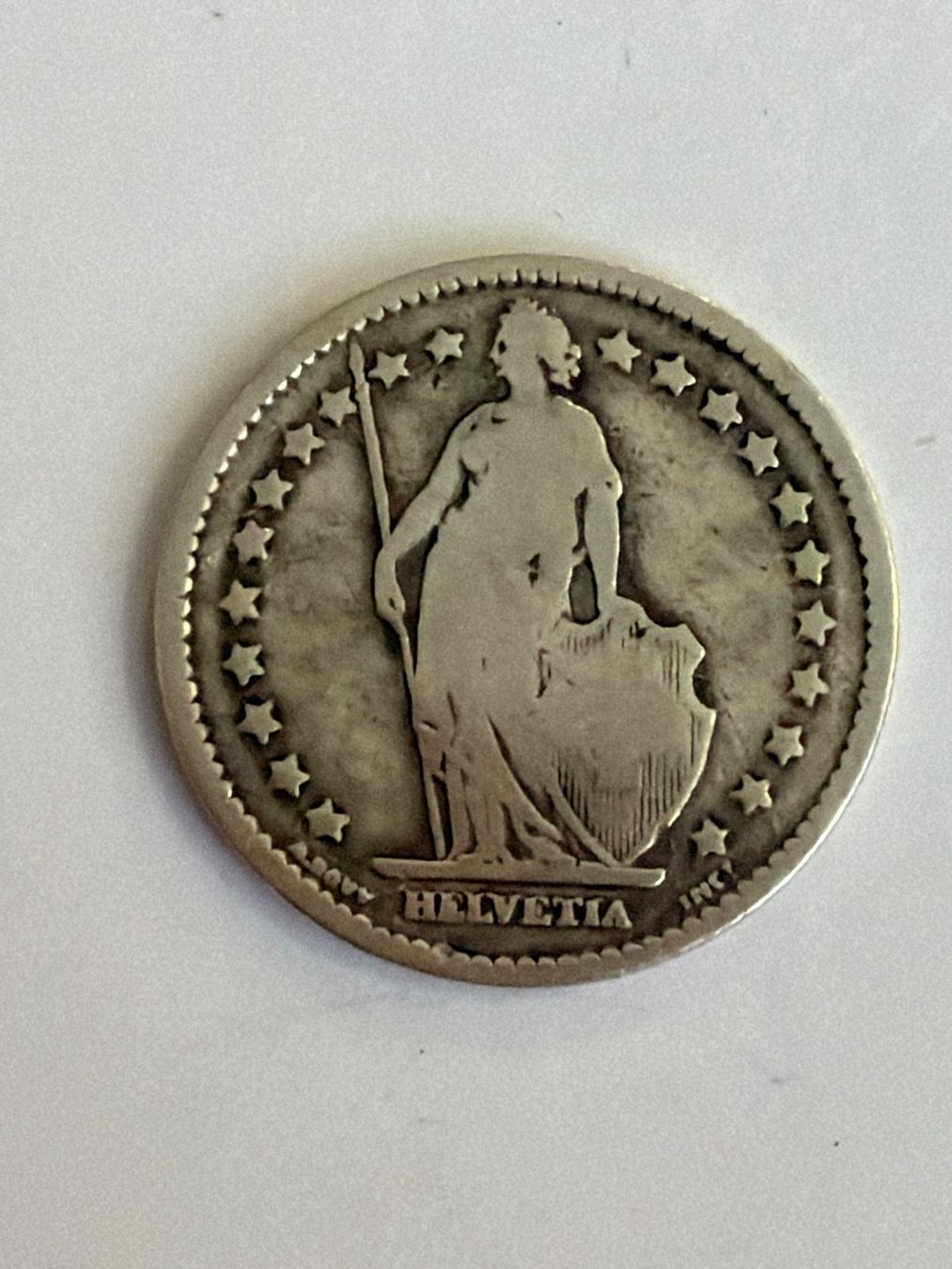 Alle Münzen: 1.- silber 1899 (57) – Gebraucht aus Bonstetten von juliestore 1