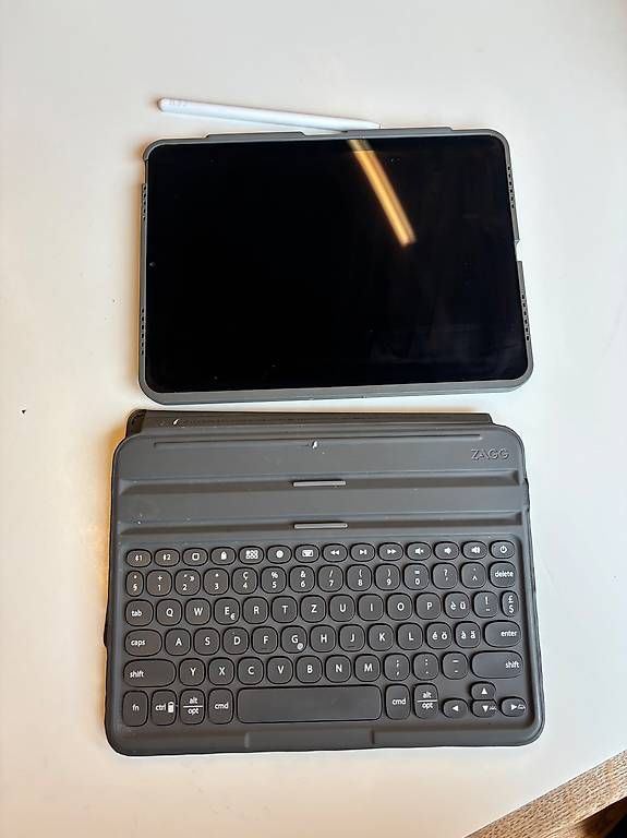 Apple Tablet PC: iPad Air 5 génération 256 Go Bleu + Apple Pencil2 + Clavier – Usato da Vionnaz venduto da mar_7ypv 1