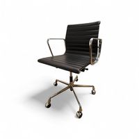 Vitra Eames Aluchair EA 117 leder schwarz